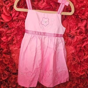 Blueberi Boulevard Pink Floral Kids Dress